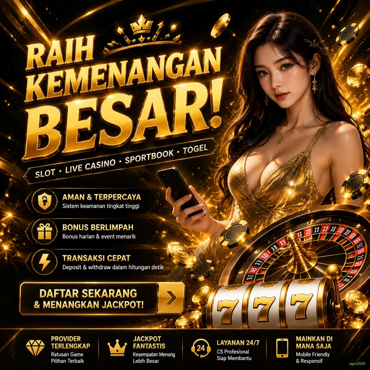 Cara Mendaftar dan Verifikasi Akun di mpo888